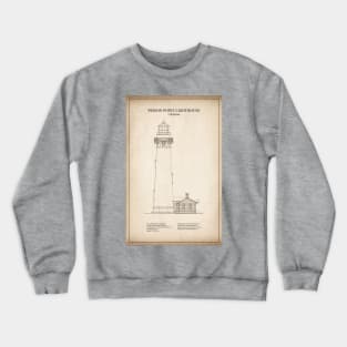 Pigeon Point Lighthouse - California - SD Crewneck Sweatshirt